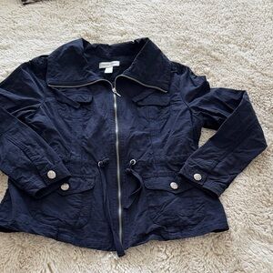 Christopher & Banks Navy Blue Jacket